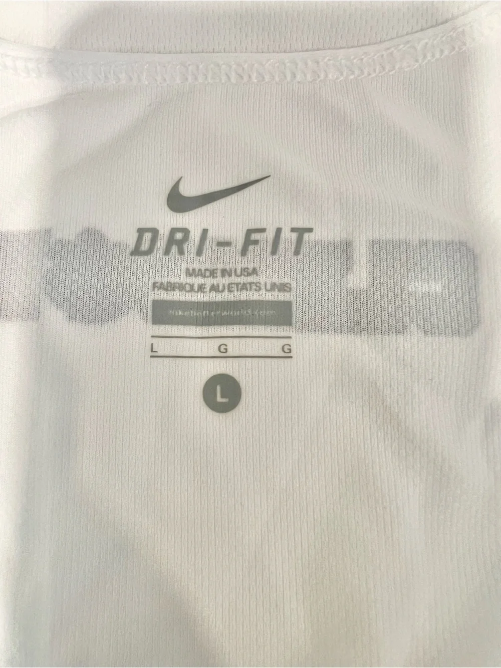 NEW Nike Clemson Tigers Women’s Tank Top ACC Size Large  White Uniform Field.